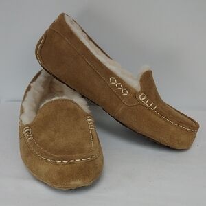 UGG Tan Suede Slippers